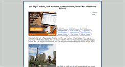 Desktop Screenshot of lasvegas-hotel-casino-reviews.com